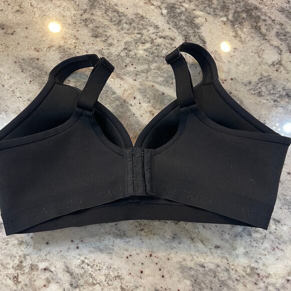 Cacique Lightly Lined No-Wire Black Bra 38D - Picture 3 of 6